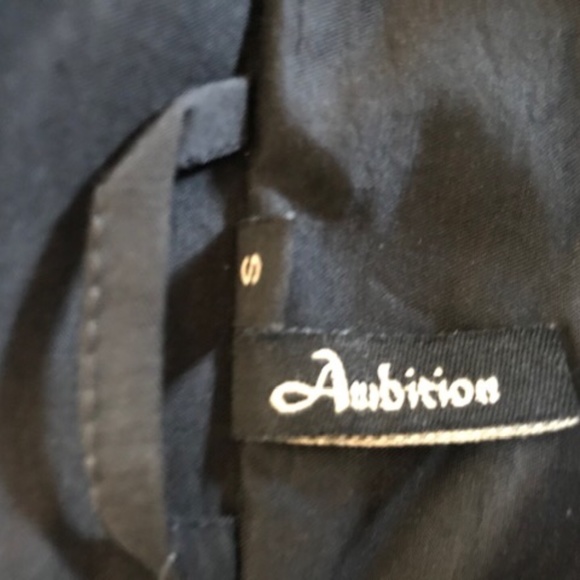 Ambition. Black Trench Coat. Size-Small - Picture 9 of 12